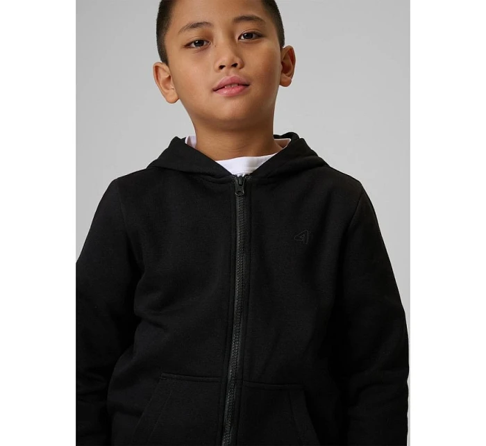 Chlapecká mikina s kapucí model 22117382 - 4F Chlapecká mikina s kapucí model 22117382 - 4F