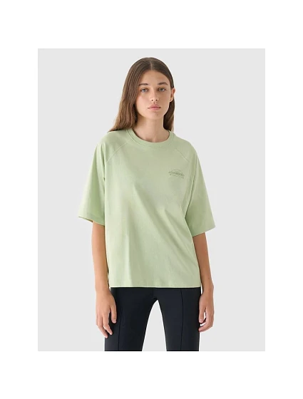 Dámské tričko oversize s potiskem 4F 4FRAW24TTSHF2583-44S Dámské tričko oversize s potiskem 4F 4FRAW24TTSHF2583-44S