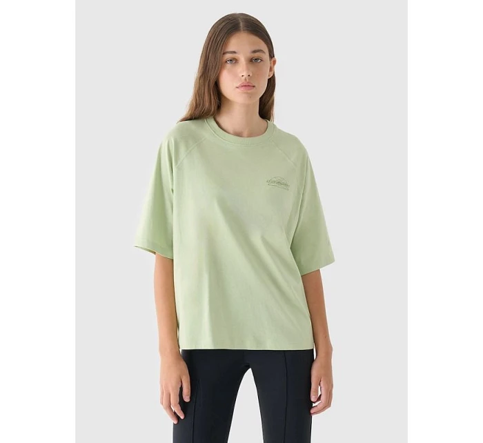 Dámské tričko oversize s potiskem 4F 4FRAW24TTSHF2583-44S Dámské tričko oversize s potiskem 4F 4FRAW24TTSHF2583-44S