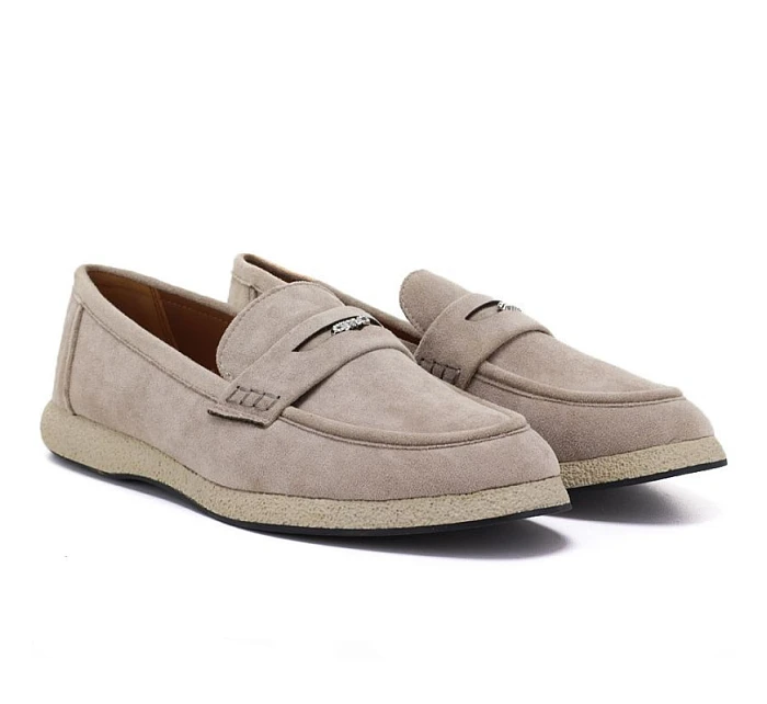 Dámské polobotky mokasíny béžové Vinceza 62273 Dámské polobotky mokasíny béžové Vinceza 62273