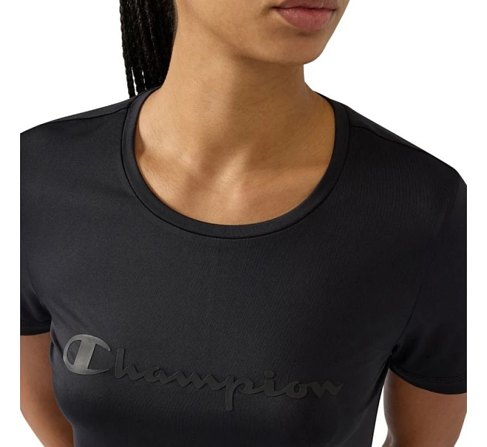 Champion Dámské tričko s výstřihem černá 118511 KK001 Champion Dámské tričko s výstřihem černá 118511 KK001