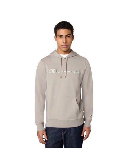 Pánská mikina s kapucí Champion beige 220782 ES035 pánské Pánská mikina s kapucí Champion beige 220782 ES035 pánské