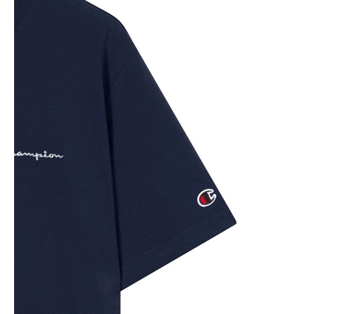 Pánské tričko Champion SS Tee navy blue 221798 BS501 pánské Pánské tričko Champion SS Tee navy blue 221798 BS501 pánské