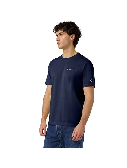 Pánské tričko Champion SS Tee navy blue 221798 BS501 pánské Pánské tričko Champion SS Tee navy blue 221798 BS501 pánské