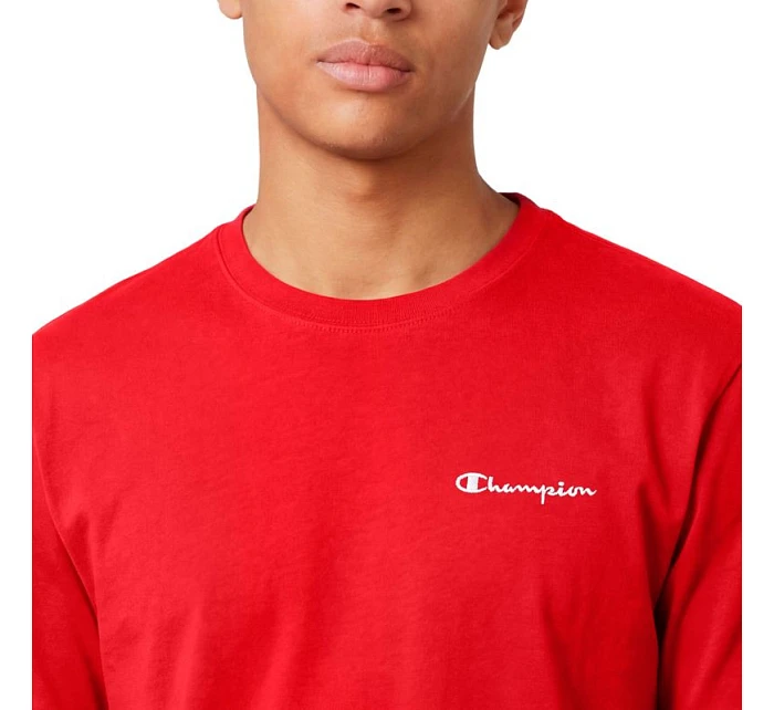Pánské tričko Champion SS Tee červené 221798 RS067 pánské Pánské tričko Champion SS Tee červené 221798 RS067 pánské