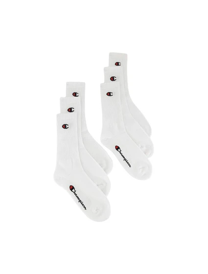 Ponožky Champion 6-pack white U20005 WW001 Ponožky Champion 6-pack white U20005 WW001