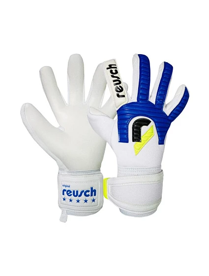 Reusch Legacy '86 Advance brankářské rukavice bílo-modré 5670206 1089 Reusch Legacy '86 Advance brankářské rukavice bílo-modré 5670206 1089