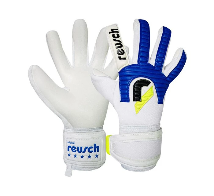 Reusch Legacy '86 Advance brankářské rukavice bílo-modré 5670206 1089 Reusch Legacy '86 Advance brankářské rukavice bílo-modré 5670206 1089