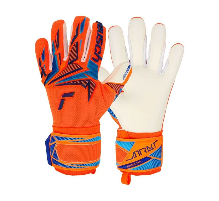 Reusch Attrakt Freegel Advance Junior brankářské rukavice oranžové 5672035 2290 Reusch Attrakt Freegel Advance Junior brankářské rukavice oranžové 5672035 2290