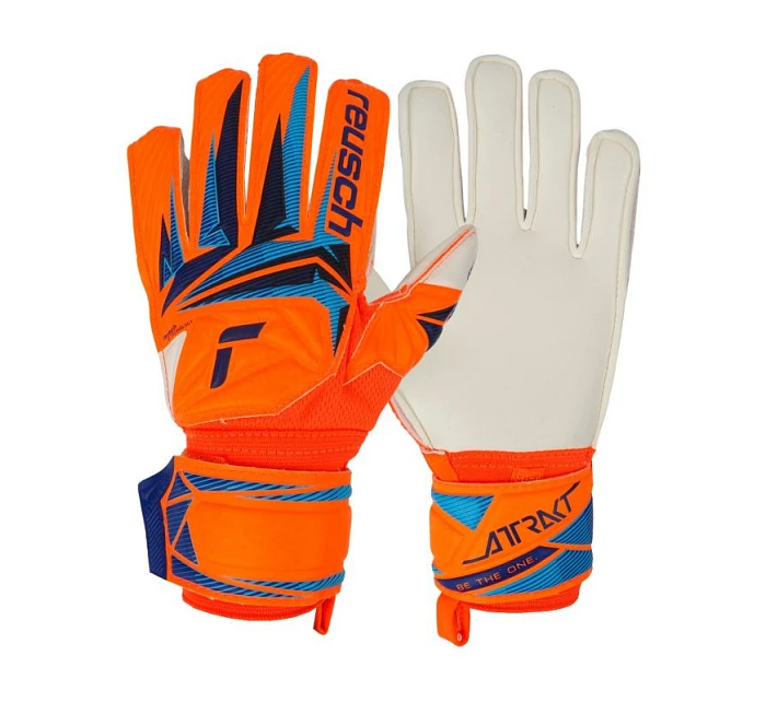 Reusch Attrakt Advance Junior brankářské rukavice oranžové 5672214 2290 Reusch Attrakt Advance Junior brankářské rukavice oranžové 5672214 2290