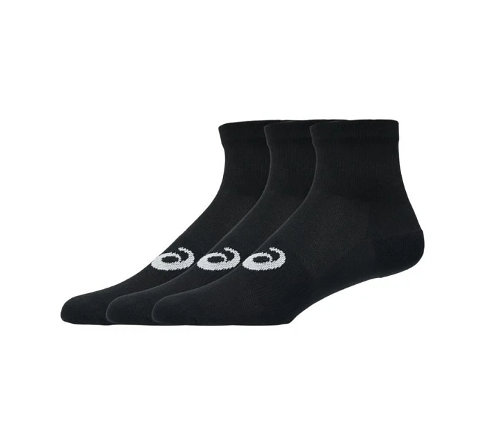 Asics Čtvrteční ponožky 3 páry černé 3033C299 001 Asics Čtvrteční ponožky 3 páry černé 3033C299 001