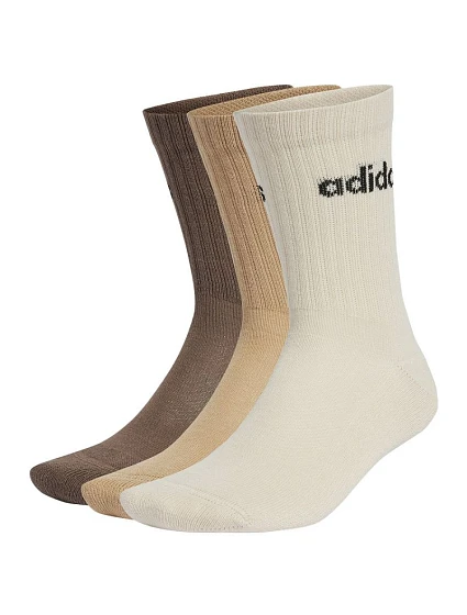 Ponožky adidas Linear Crew Socs Cushioned 3 páry IZ0106 Ponožky adidas Linear Crew Socs Cushioned 3 páry IZ0106