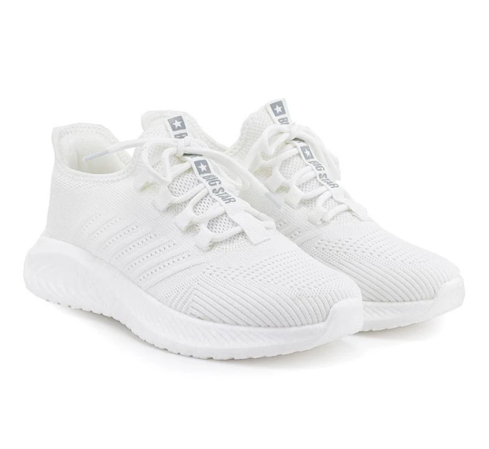 Dámská textilní sportovní obuv bílá Big Star UU274056 dámské Dámská textilní sportovní obuv bílá Big Star UU274056 dámské