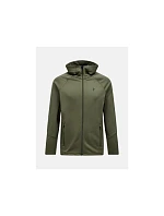Mikina Peak Performance Rider Essentials Zip Hood Sweatshirt - pine needle/pine needle velikost: m