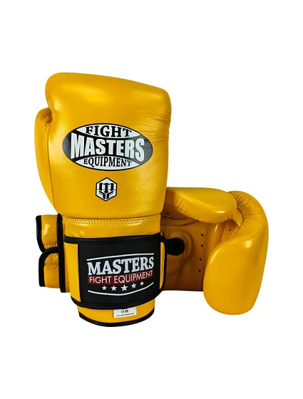 RBT-MEX 12 oz žluté kožené boxerské rukavice