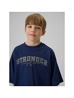 Chlapecké volné tričko s potiskem 4F 4FJRSS26TTSHM3465-31S dětské