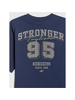 Chlapecké volné tričko s potiskem 4F 4FJRSS26TTSHM3465-31S dětské