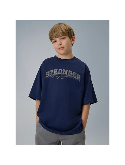 Chlapecké volné tričko s potiskem 4F 4FJRSS26TTSHM3465-31S dětské