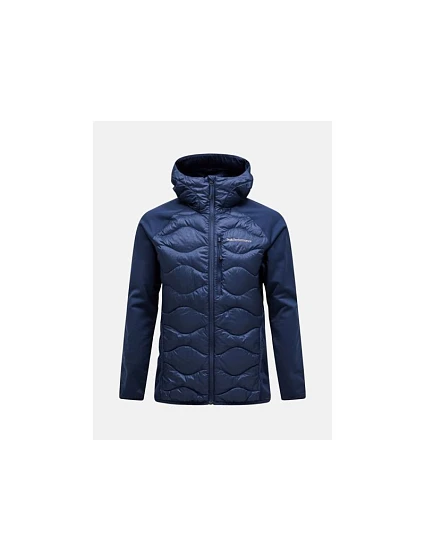 Peak Performance M model 22152037 Down Hybrid Hood bunda tmavě modrá