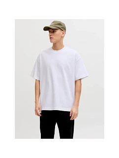Tričko Jack&Jones JJEBARRON TEE SS O-NECK NOOS 12298906 WHITE