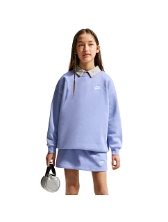 Dětská mikina Nike Sportswear Club Fleece light purple FD2923 569