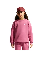 Dětská mikina Nike Sportswear Club Fleece růžová FD2923 641 Dětská mikina Nike Sportswear Club Fleece růžová FD2923 641