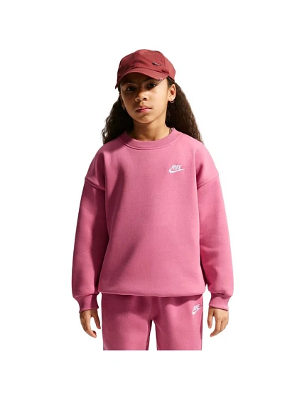 Dětská mikina Nike Sportswear Club Fleece růžová FD2923 641 Dětská mikina Nike Sportswear Club Fleece růžová FD2923 641