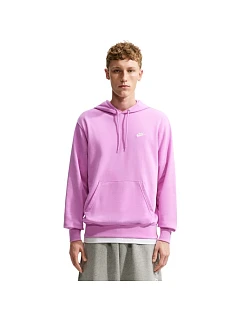 Pánská mikina Nike Club FT PO Hoodie, růžová, FN3866 503