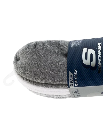 3pk pánské ponožky šedé model 22380361 - Skechers 3pk pánské ponožky šedé model 22380361 - Skechers