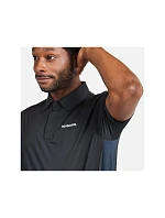 Pánské polo tričko ROSSIGNOL Lycian Polo, černé Pánské polo tričko ROSSIGNOL Lycian Polo, černé