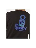 Tričko RIP CURL Vaporcool Search Stack Tee, černé Tričko RIP CURL Vaporcool Search Stack Tee, černé