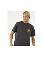Tričko RIP CURL Shaper Address Tee, černé Tričko RIP CURL Shaper Address Tee, černé