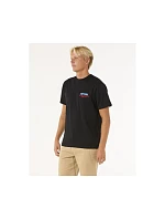 Tričko RIP CURL Surf Revival Ding Repair Tee, černé Tričko RIP CURL Surf Revival Ding Repair Tee, černé