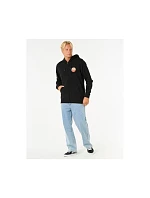 Mikina RIP CURL Wettie Passage Icon Zip Thru, černá Mikina RIP CURL Wettie Passage Icon Zip Thru, černá