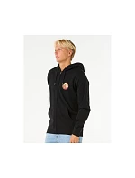 Mikina RIP CURL Wettie Passage Icon Zip Thru, černá Mikina RIP CURL Wettie Passage Icon Zip Thru, černá