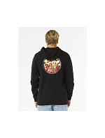Mikina RIP CURL Wettie Passage Icon Zip Thru, černá Mikina RIP CURL Wettie Passage Icon Zip Thru, černá