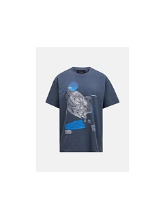 Tričko PEAK PERFORMANCE M Graphic Tee, tmavě modré