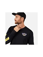Unisexové tričko ROSSIGNOL SUPER LS TEE, černé Unisexové tričko ROSSIGNOL SUPER LS TEE, černé