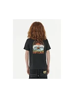 Tričko RIP CURL GRATEFUL SHRED TEE – BOY, černé Tričko RIP CURL GRATEFUL SHRED TEE – BOY, černé