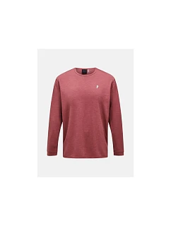 Pánské tričko PEAK PERFORMANCE M Trail Longsleeve, červené