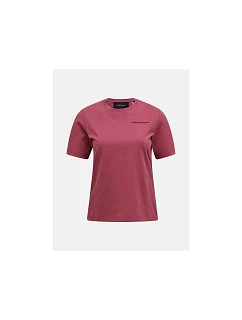 Dámské tričko PEAK PERFORMANCE W Original Small Logo Tee, červené