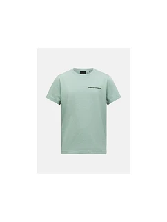 Dětské tričko PEAK PERFORMANCE Jr Original Small Logo Tee, zelené