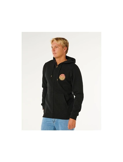 Bluza męska Icon Zip czarna model 22354985 - Rip Curl Bluza męska Icon Zip czarna model 22354985 - Rip Curl