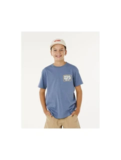 Chlapecké tričko RIP CURL Pacific Rinse Sunrise Tee-Boy, modré, dětské