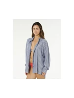 Dámská košile RIP CURL Beach Days Pinstripe Shirt, modrá Dámská košile RIP CURL Beach Days Pinstripe Shirt, modrá