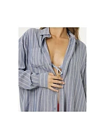 Dámská košile RIP CURL Beach Days Pinstripe Shirt, modrá Dámská košile RIP CURL Beach Days Pinstripe Shirt, modrá