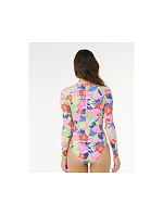 Dámský kostým RIP CURL Party Wave UPF Surf Suit, vícebarevný Dámský kostým RIP CURL Party Wave UPF Surf Suit, vícebarevný