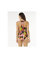 Dámské plavky RIP CURL Mirage Zip Front One Piece, vícebarevné Dámské plavky RIP CURL Mirage Zip Front One Piece, vícebarevné
