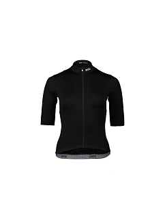 Cyklistické tričko POC W's Thermal Lite Jersey, černé