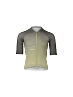 Cyklistický dres POC M's Pristine Print Jersey, zelený Cyklistický dres POC M's Pristine Print Jersey, zelený